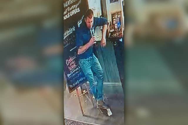 Contact Derbyshire police if you recognise this man.
