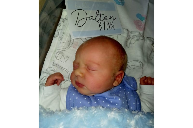 Milly Ann Wake, said: "Dalton Ryan Shaw born on the 8th of February 2021."