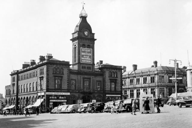 This ismage shows cars parked on what is now the main market area in 1952