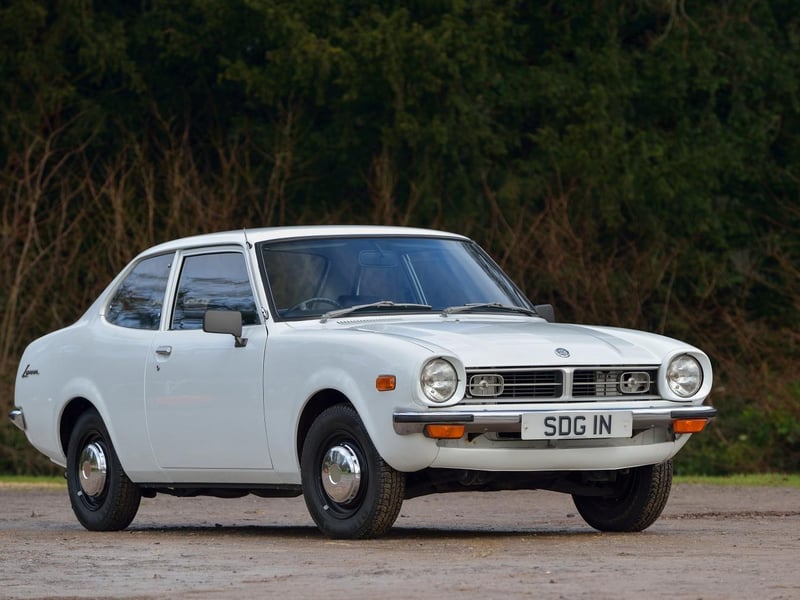 This is the first Mitsubishi ever registered in the UK, brought in as the company tried to establish a presence on these shores. Bearing very little resemblance to later models bearing the Lancer name, this basic little two-door saloon was powered by a 68bhp 1.4-litre engine.