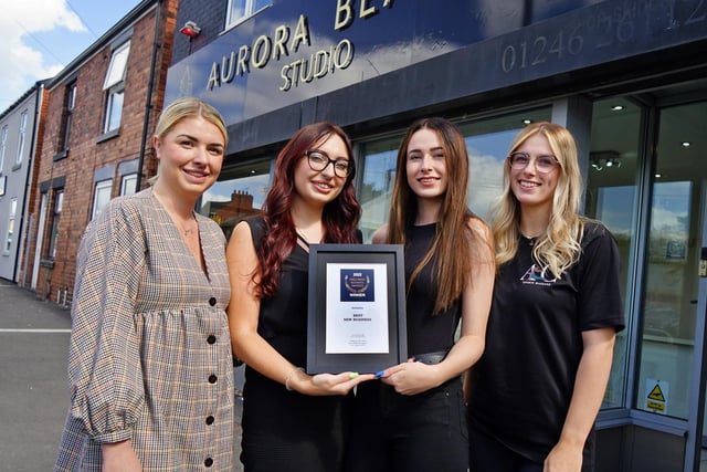Aurora Beauty Studio was crowned the best new business in Derbyshire at the England’s Business Awards earlier this year.