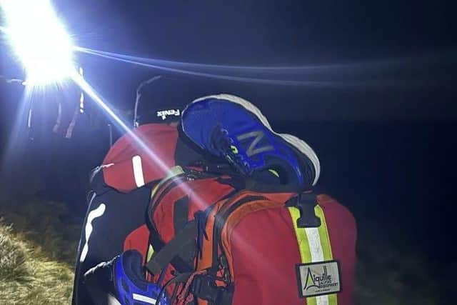 The walker was brought to safety. Credit: Kinder MRT