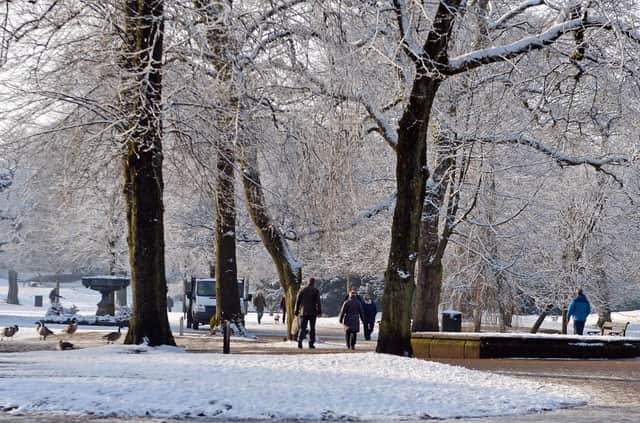 Parts of Derbyshire are set to be hit by snow this weekend