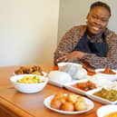 Margaret Akiode-Sorsby with a selection of tasty Nigerian dishes from her new takeaway venture.