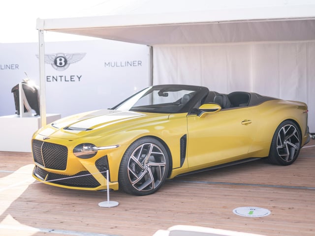 Just 12 of these hand-build beauties will be made, and they're all sold already. Still, those lucky 12 will get a stunning open-top two-seater with carbon fibre panels, 5,000-year-old wood veneer and a 650bhp bi-turbo W12