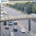There are currently delays and lane closures on the M1 in Derbyshire due to the incident