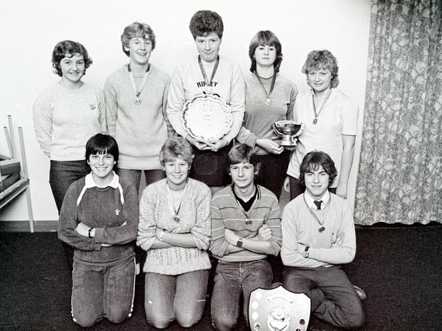 Ripley life savers trophy presentation, October 1983.