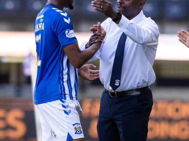 One of the performances of the weekend was delivered by Nicke Kabamba. The Kilmarnock target man ran Kristoffer Ajer and, in particular, Christopher Jullien ragged. He had a lot of responsibility on his shoulders with not too much support centrally. Yet, he took it on and ran with it, behind the Celtic defence, into the channels, used his physique to rough them up. It was the perfect frontman performance and he deserved a goal.