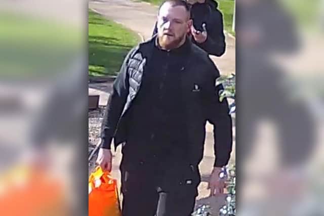 Police investigating an assault in Dronfield would like to speak to this man. Image: Derbyshire police.