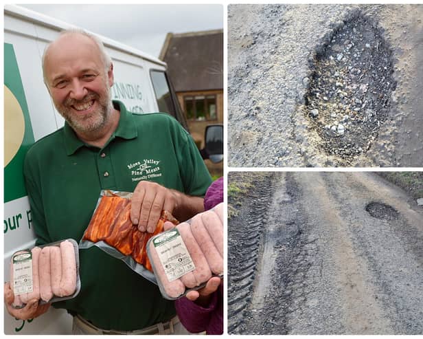 Pothole problems first emerged along the route more than two years ago.