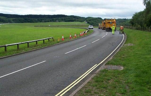 Derbyshire County Council is painting double-yellow lines on roads across the area.