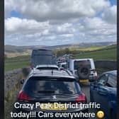 Lucy Sturgess, who posted the video on TikTok, wrote “Crazy Peak District traffic today. Cars everywhere.”  The clip received over 44,700 likes on TikTok while photos of the traffic backlog caused an outcry on local Facebook groups.