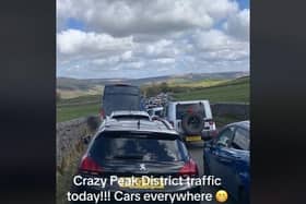 Lucy Sturgess, who posted the video on TikTok, wrote “Crazy Peak District traffic today. Cars everywhere.”  The clip received over 44,700 likes on TikTok while photos of the traffic backlog caused an outcry on local Facebook groups.