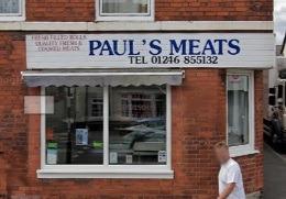 Paul's Meats, North Wingfield Road, Grassmoor, S42 5EW scored 4.9 out of 5 stars based on 30 Google reviews. Graham Jones posted: "By far the best purveyors of fresh and cooked meats in the area; sausage blends are excellent. All reasonable prices."