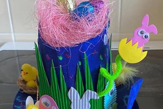 Well done to Nicole-Lea Millward's little boy who came second in the Easter bonnet competition at his pre-school