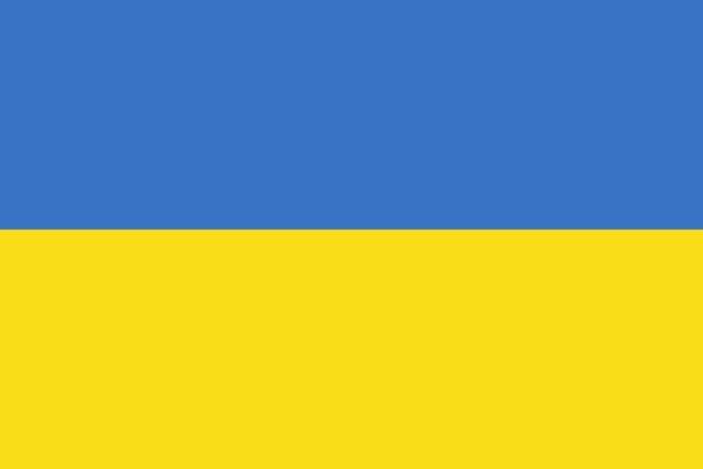 UKraine's national flag.