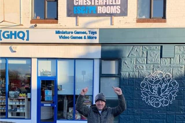 Nick Hogan, owner of Chesterfield Escape Rooms, is excited about the new games quarter which will open on November 23.