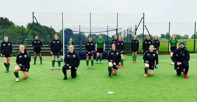 The new Chesterfield Hockey Club ladies first team impressed in their opening match despite defeat.