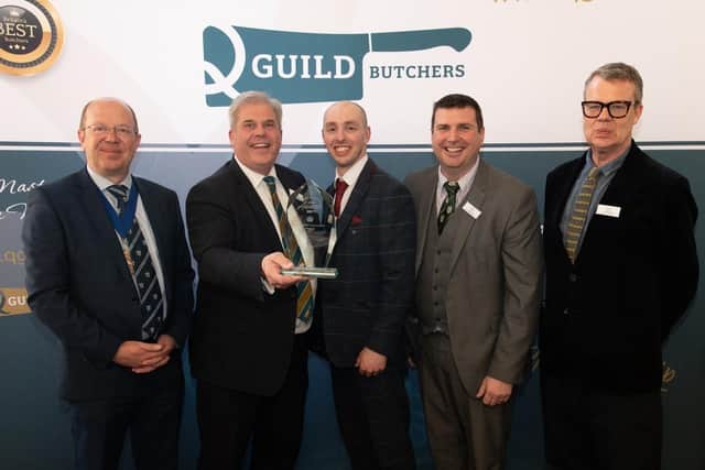 The award-winning butchers with their Smithfield Coronation Award