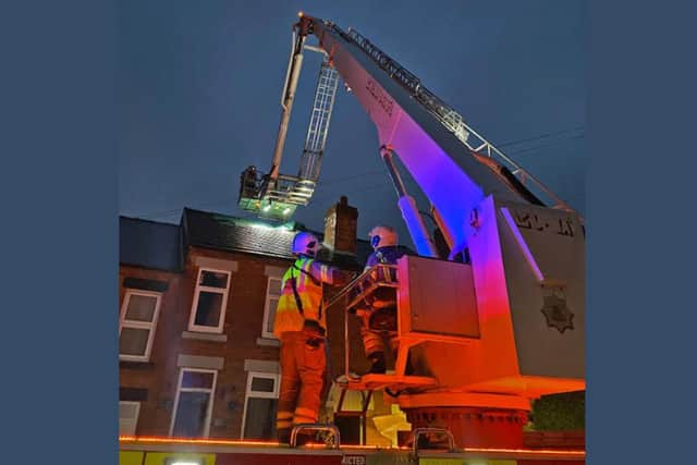 Firefighters were called to attend a house fire on Holbrook Street, Heanor at 3.46 am today, on Tuesday, December 5.