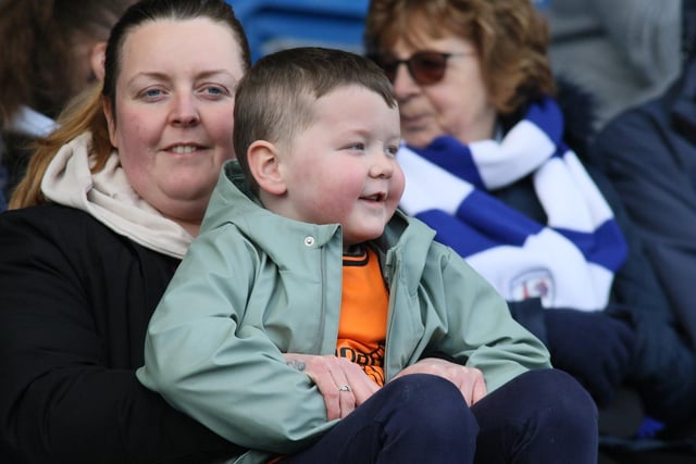 Chesterfield fans watch another convincing win.