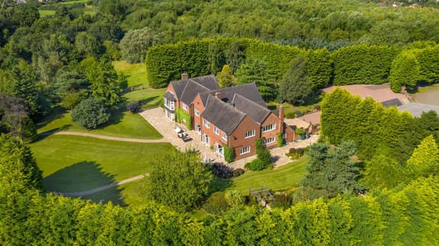 This six bedroom house off Oldicote Lane, Bretby, comes with enough room for at least 12 horses.