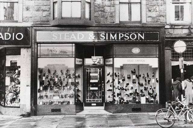 Stead and Simpson shoe shop