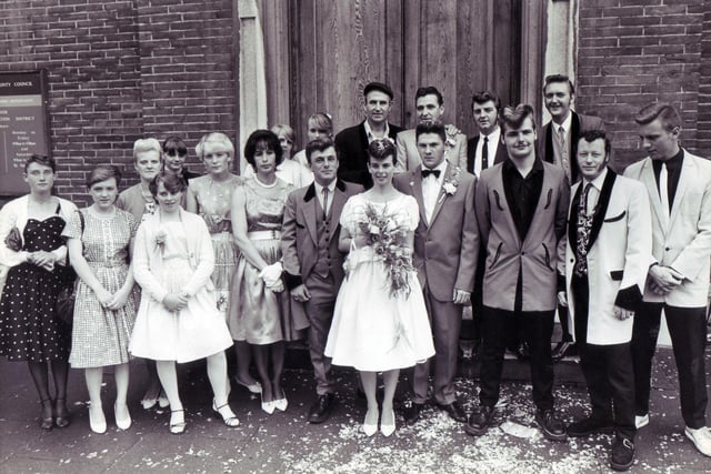 Jacqueline Buels and Kevin Lilley, both of Station Road, Eckington had a teddy boys themed wedding day when they married at Chesterfield Register Office.
