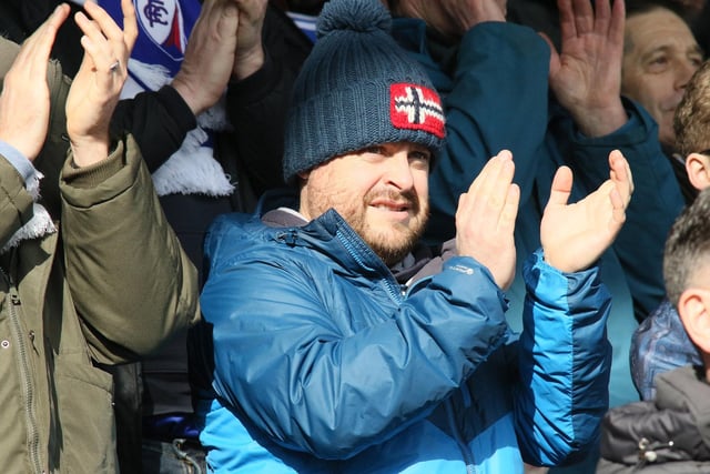 Chesterfield fans enjoy the win over AFC Fylde.