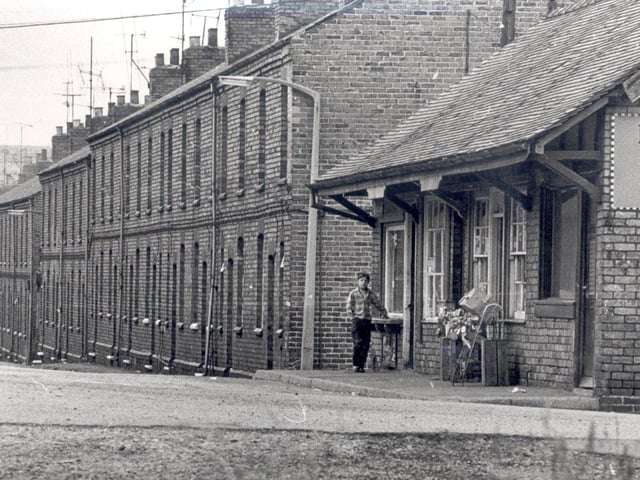 Houses at Poolsbrook, Staveley, near Chesterfield October 1972