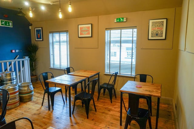 There's room for drinkers on two floors at the micropub