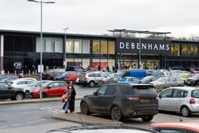 Debenhams in Chesterfield when the area was in Tier 3 at the end of 2020.