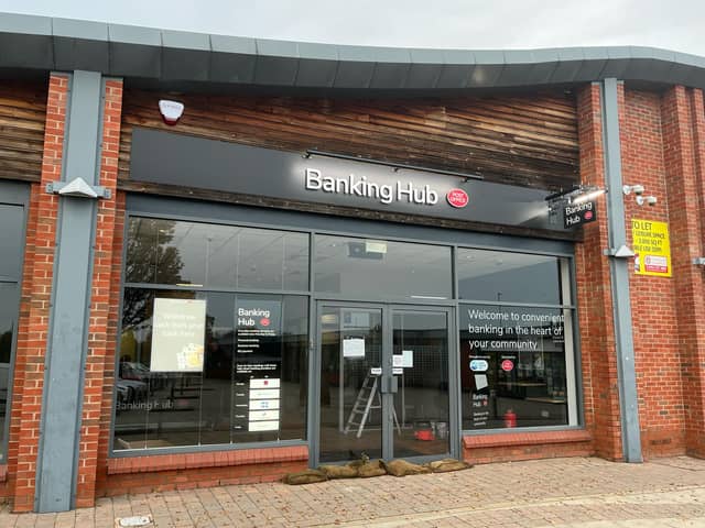 The new banking hub in Clay Cross will be opening on November 15.