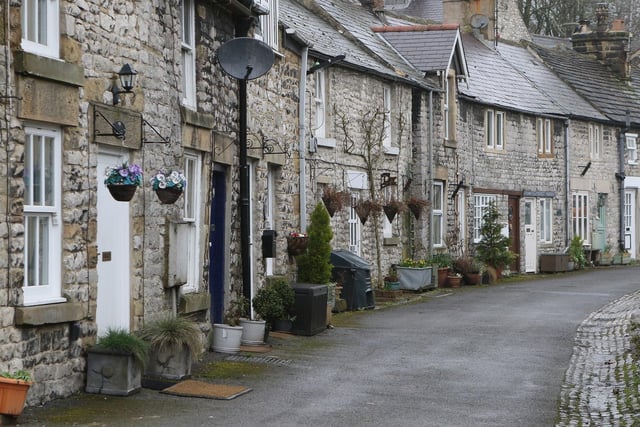Hathersage, Bradwell and Tideswell are second in the ranking - with a total of 80 holiday homes.