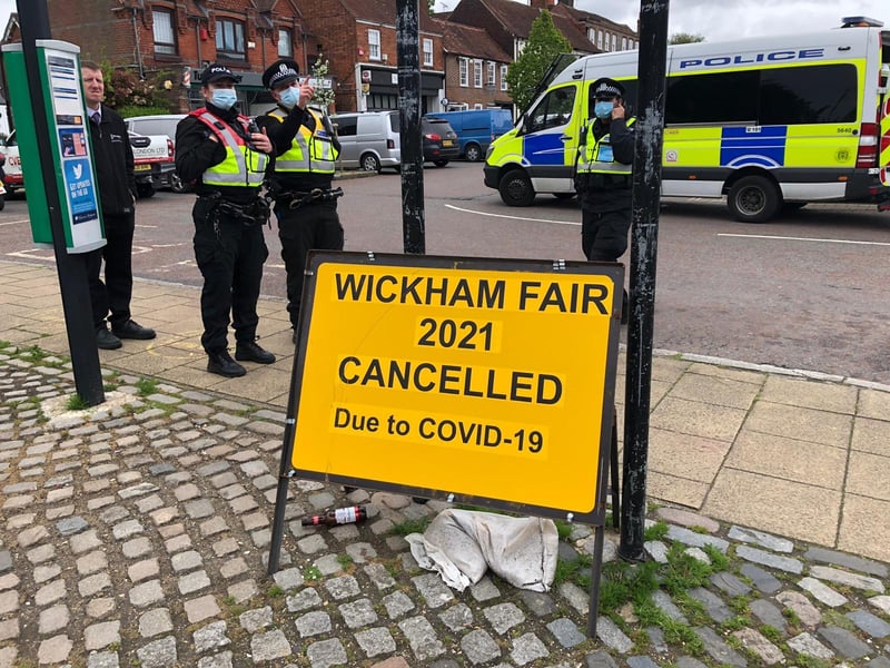 The horse fair had been cancelled for second year in a row due to the Covid restrictions.