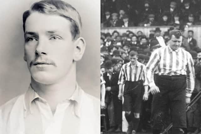 Former footballers and Blackwell residents, Willie Layton (Left) and Billy Foulke (Right) will be commemorated with plaques in the village.