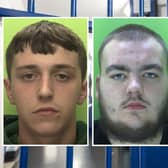 Luke Johnson, Brody Lower and Callum Wright-McNee ransacked the man’s belongings and locked him in a cupboard during the raid.