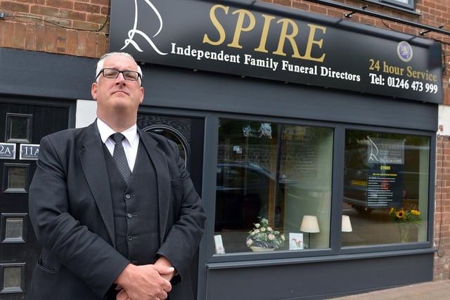 Wilson is eighth on this list, the surname of 4,216 people across Derbyshire. This is derived from the Middle English personal name Will and the patronymic ‘son of Will’. Will is a topographic name for someone who lived by a spring or stream in Middle English. Pictured here is Paul Wilson, funeral director at Spire Funeral Services in Staveley.
