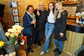 Meet the team: Samantha Brailsford, Nigel Cartwright, Kirsty Noble and Katie Haslam help make up the eam at the florist's..