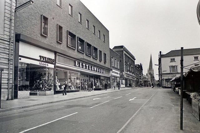 High Street in Chesterfield 1974.