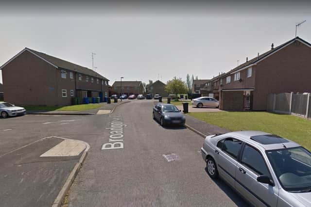 The defendant sped off when police were called out to an incident at Broadgourse Close in Grangewood