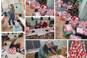 Captivating moments from the wrapping event beautifully encapsulate the camaraderie and warmth that permeated the room as volunteers worked tirelessly to bring smiles to the faces of children in need.