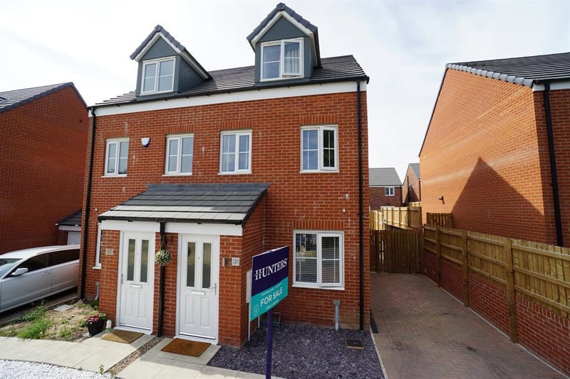 This three-bedroom semi-detached house has an asking price of £200,000. (https://www.zoopla.co.uk/for-sale/details/55088669)