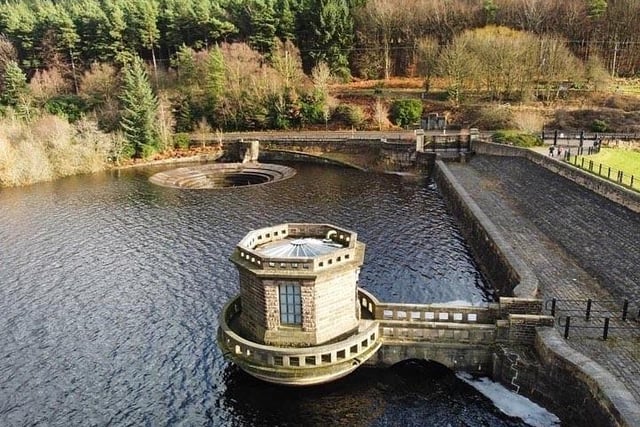 Before the summer, the water levels at Ladybower were significantly higher.