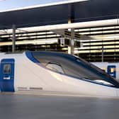 A possible design for the new HS2 train by Bombardier.