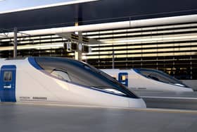 A possible design for the new HS2 train by Bombardier.