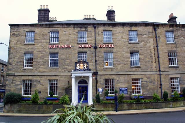 Philip Riden describes Bakewell's Rutland Arms Hotel as "an historic oasis of calm and charm in a busy town..