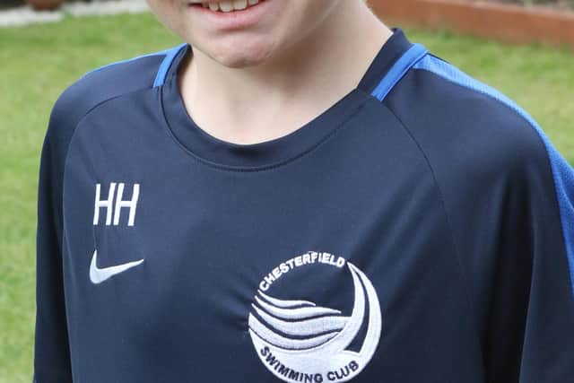 Hayden Hudson, 11, from Bolsover is a keen swimmer and has been combining his passion with fundraising for the last two years