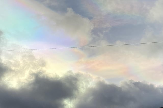 The Met Office says 'Nacreous clouds are rare and very high clouds, known mainly for the coloured light they reflect after sunset and before sunrise.'