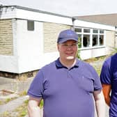 Old BRSA club Hollingwood. Andy Bagshaw and Johnny Hodkin who run a football organisation that is buying the old club to turn it into a football venue/social club.